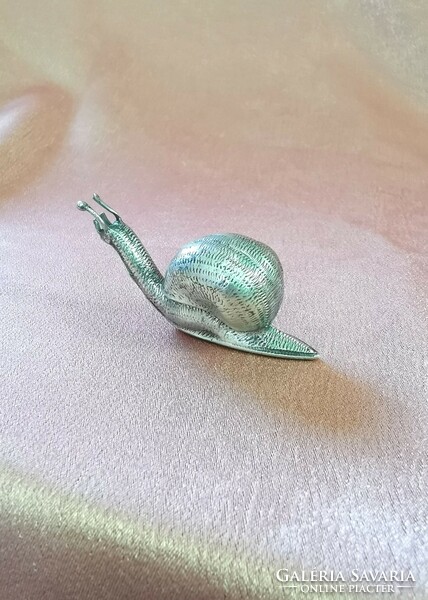 Silver miniature snail