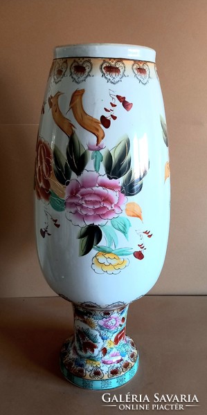 Hatalmas 60 cm Kínai váza jelzett ALKUDHATÓ design