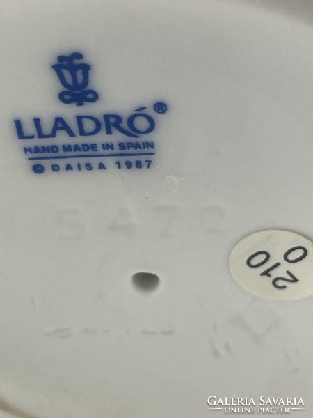 Lladro bohóc hegedűvel 5472 spanyol porcelán 22.5cm
