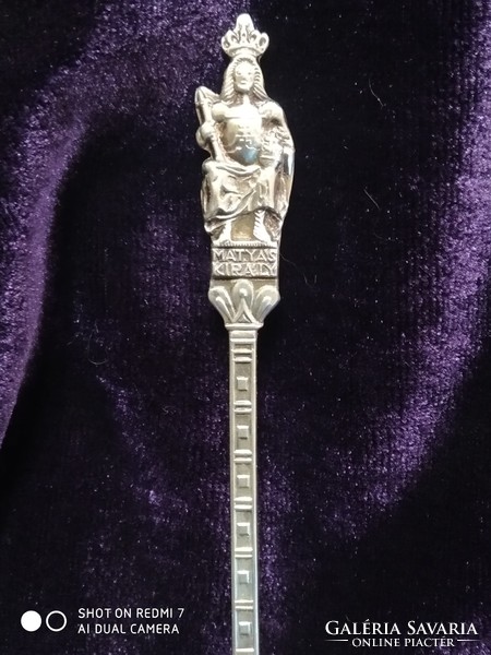 Silver (800) King Matthias discus spoon /13.4gr./