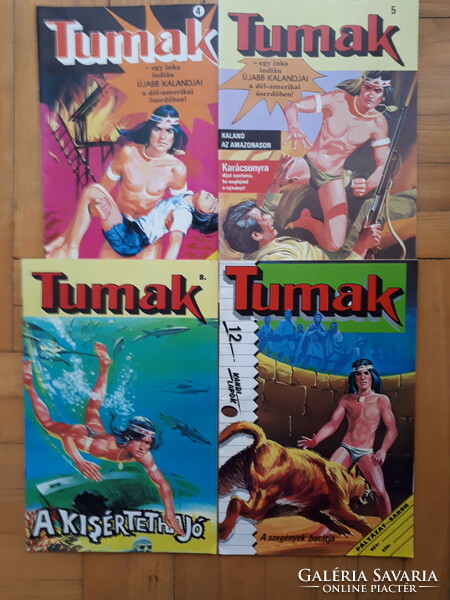 4 db Tumak magazin - Egy inka indián kalandjai