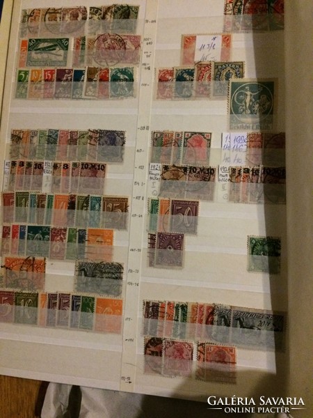 Deutsche reich German imperial stamps rows and details