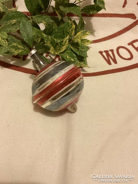 Old glass snail Christmas tree decoration