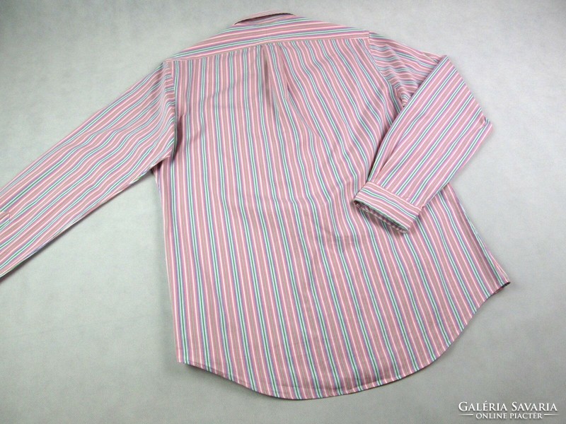 Original Ralph Lauren (l) elegant striped long sleeve men's shirt