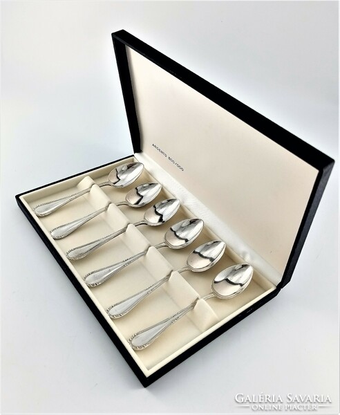 Silver spoons in a sophisticated gift box