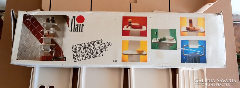 1970 új dobozában plexi fürdőszoba polc ALKUDHATÓ design vintage