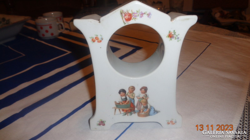 Clock holder, Victoria - Austria porcelain, clock holder 5.2 cm