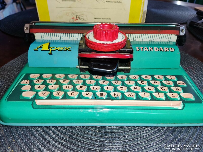 Old disc game typewriter