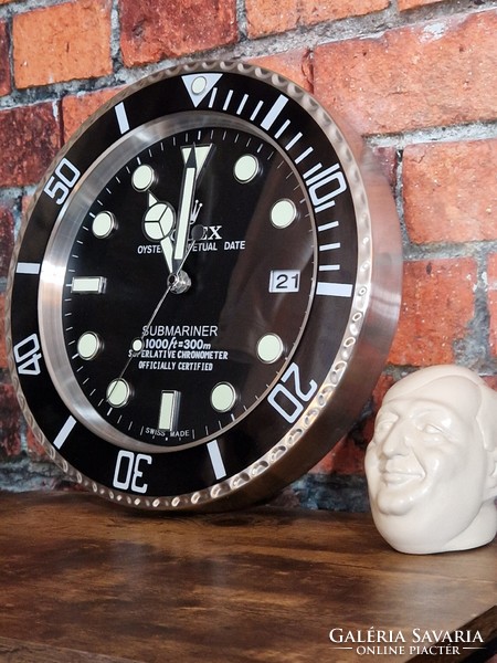Rolex submariner new wall clock (dealer clock)