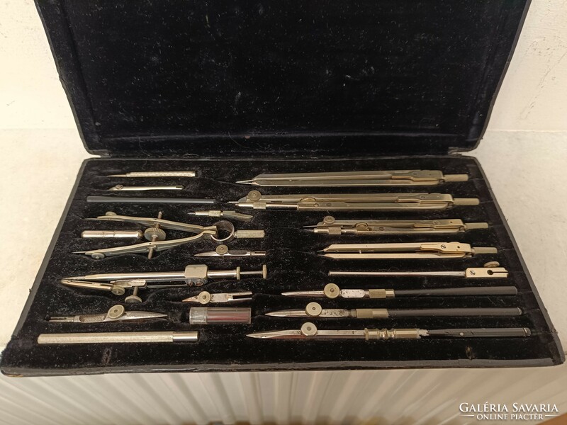 Antique stationery pen marker set in original school box drawing writing tool 487 8285