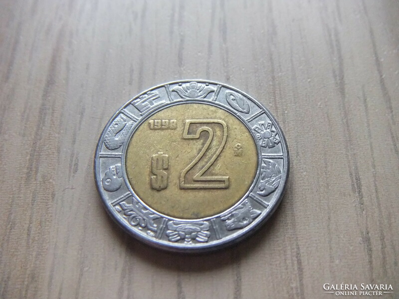 2 Pesos 1998 Mexico