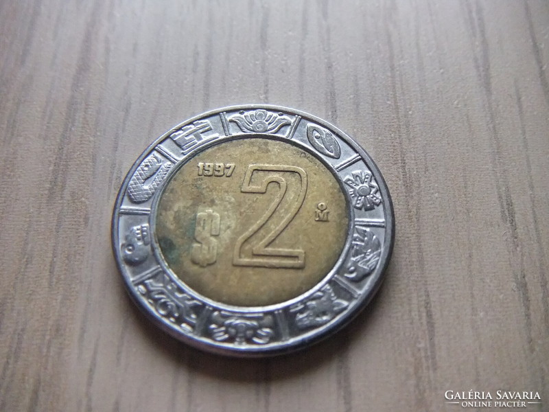 2 Pesos 1997 Mexico