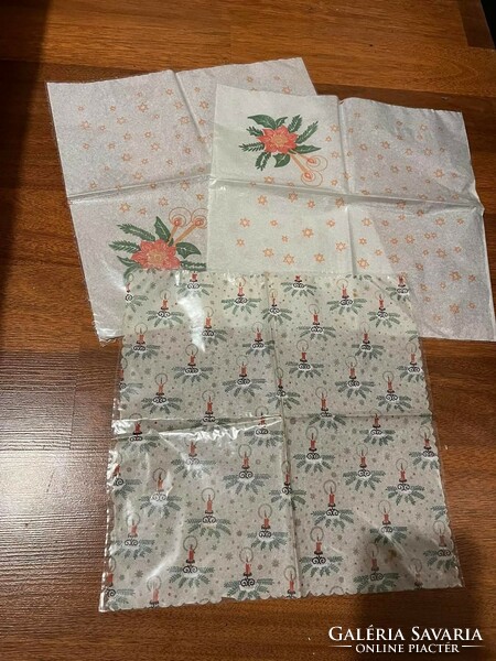 Old Christmas napkins