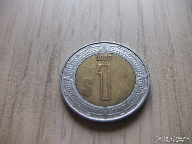 1 Peso 2005 Mexico