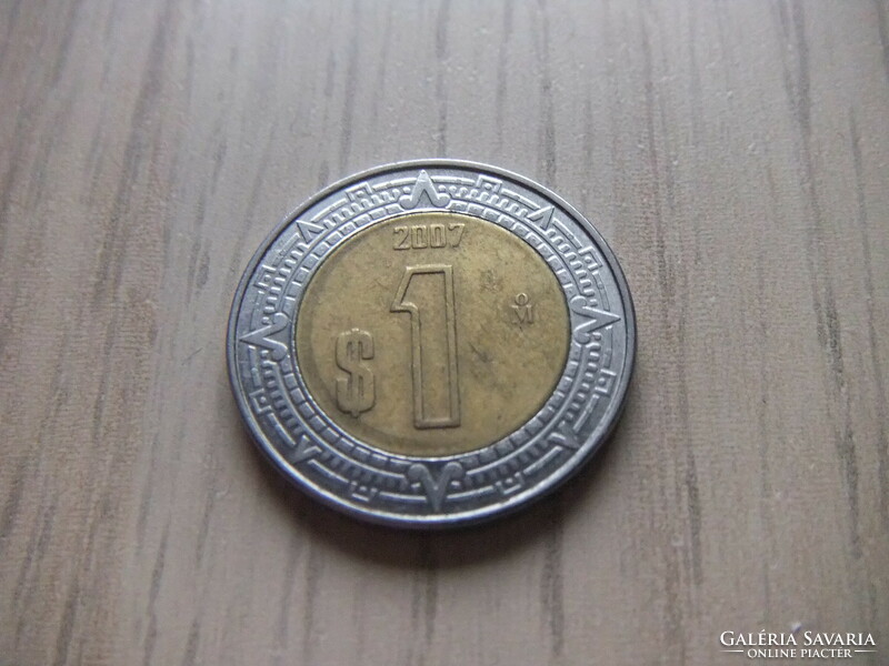 1 Peso 2007 Mexico