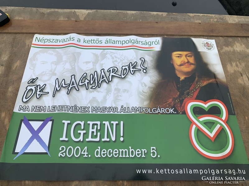 They could not be Hungarian citizens today. December 5, 2004. Referendum on dual citizenship 2.
