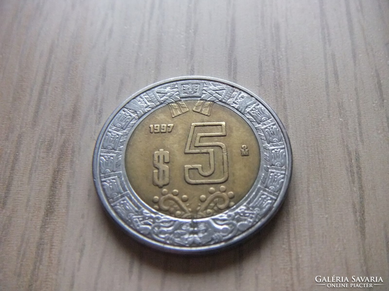 5 Peso 1997  Mexikó