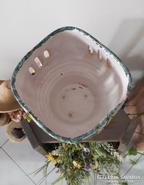 Retro colored ceramic bowl, Christmas szuza?