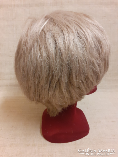 Blonde color brand marked adjustable size wig replacement hair