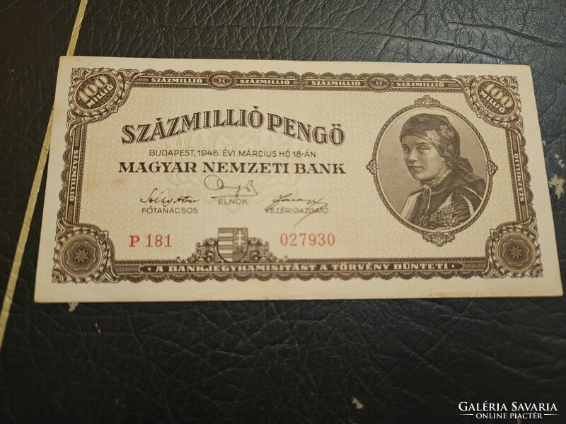1946-os 100 Milló Pengő