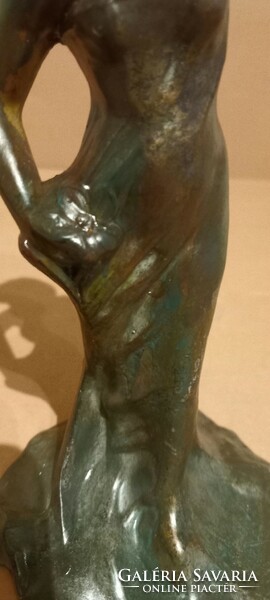 Art Nouveau bronzed female statue, negotiable design