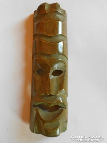 Carved wall decoration - mask 27.5 Cm