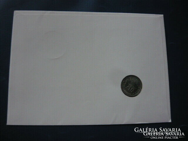 Equatorial Guinea coin envelope with stamp 1 franc 1976! Ouch! Rare!