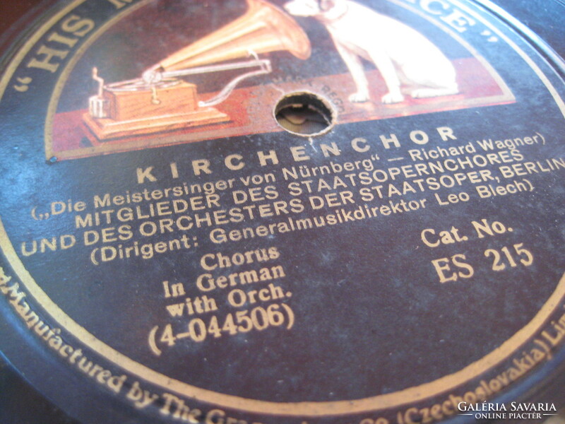 Gramophone record, hig masters voice, Wagner: Nuremberg master singers ........