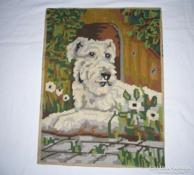 Dog portrait pattern tapestry picture
