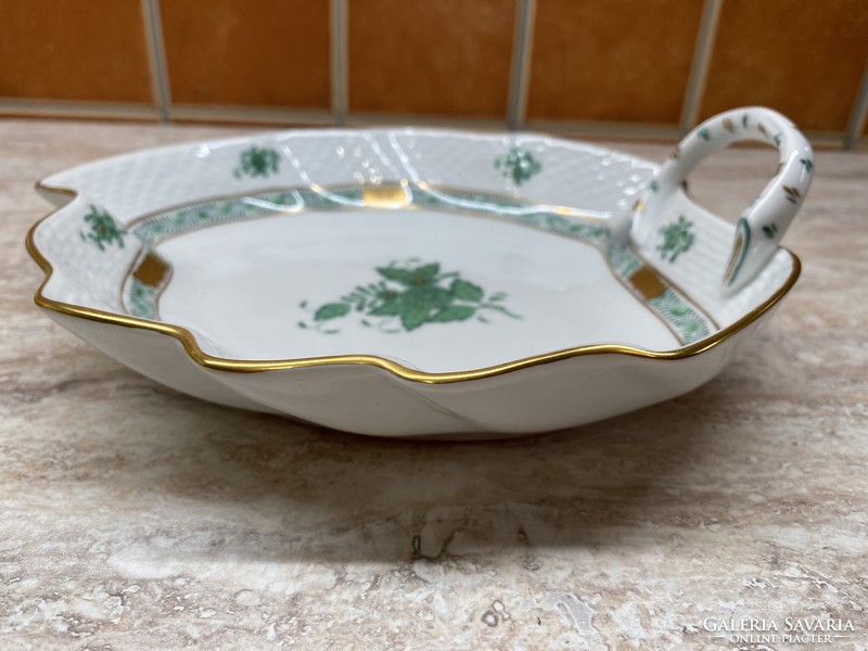 Herend porcelain, Appony pattern - leaf-shaped 20x17.5