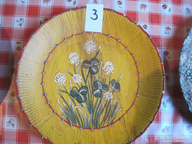 Hand-painted folk porcelain plate! 3.