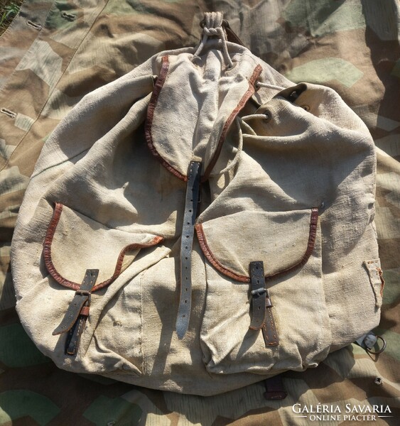 World War German, Hungarian military backpack