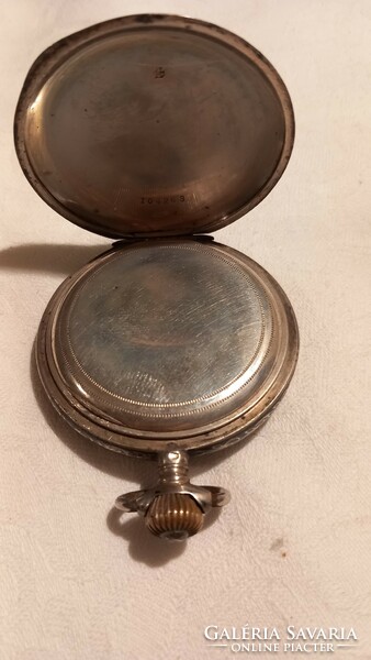 Rrr! Pierre tissot (Switzerland) silver pocket watch with braille for the blind, late 1800s