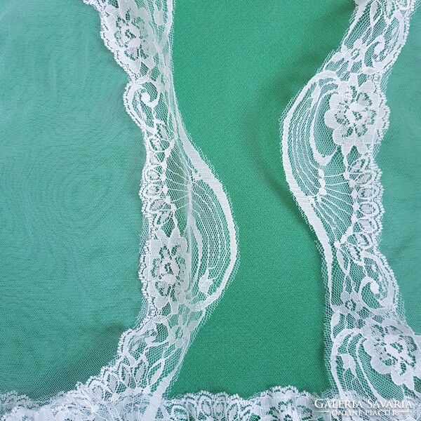 New, custom-made, approx. S/m ecru bridal lace tulle bolero