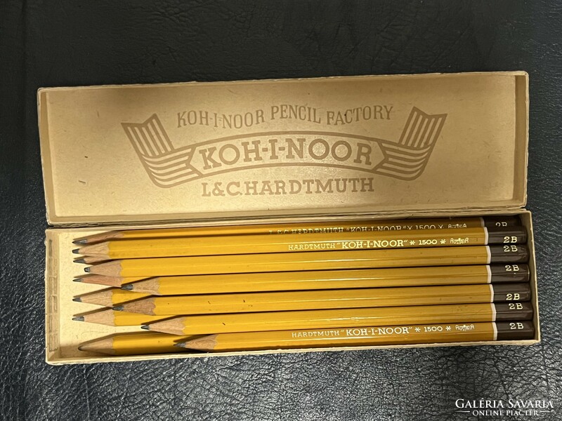 60s koh-i-noor graphite pencil 1500 2b new-used paper box almost good!!!