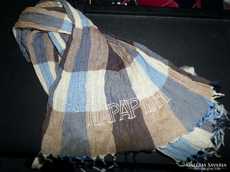 Napapijri haverille (original) unisex cotton luxury scarf 207 x 67 cm