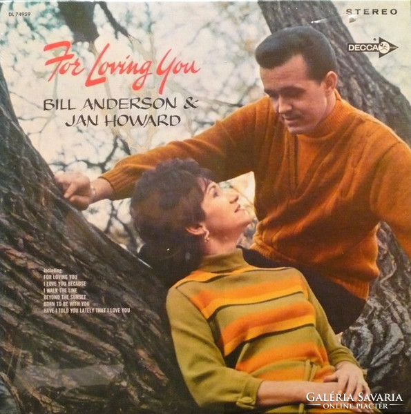 Bill Anderson And Jan Howard - For Loving You (LP, Album)