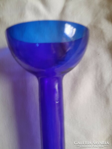 Blue cobalt glass. 24 cm is beautiful