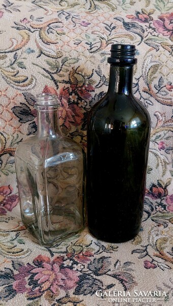 Old bottles for decoration.