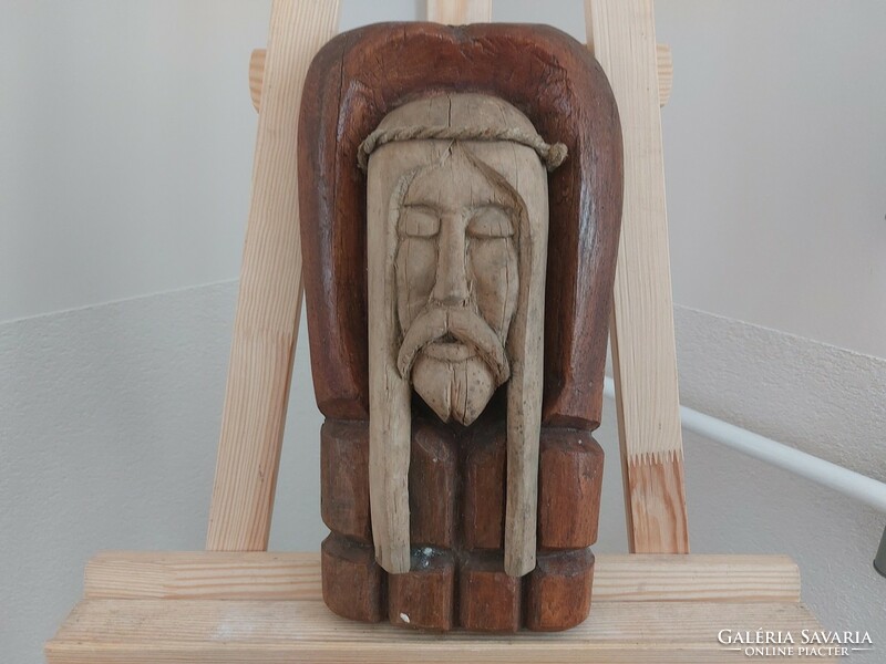 (K) beautiful old wood carving 37x21 cm