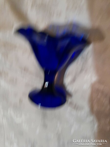 Blue cobalt chalice is beautiful