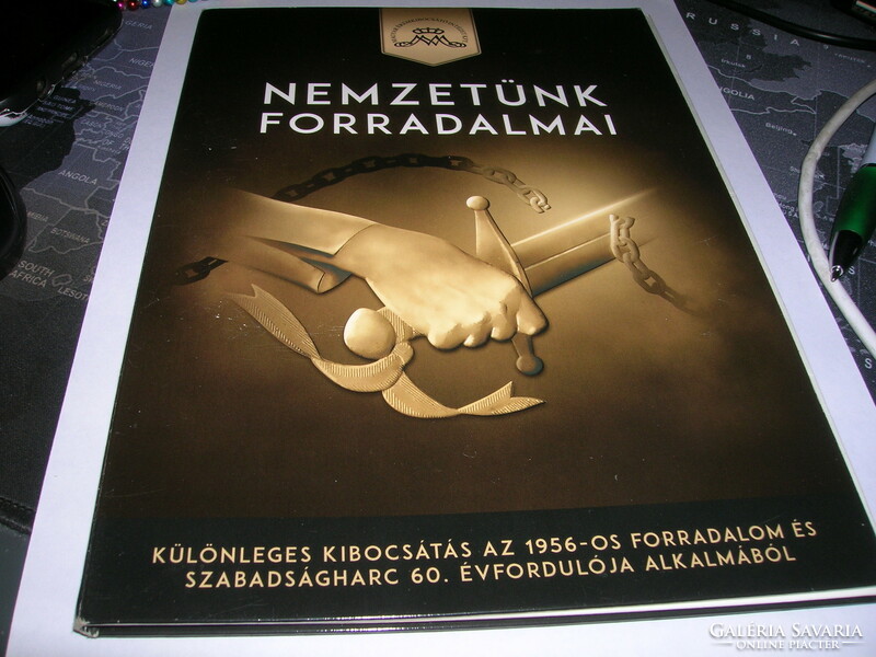 1956-os forradalom 60. évfordulója - bronz emlékérem - Nemzetünk forradalmai - éremgyűjtő mappával