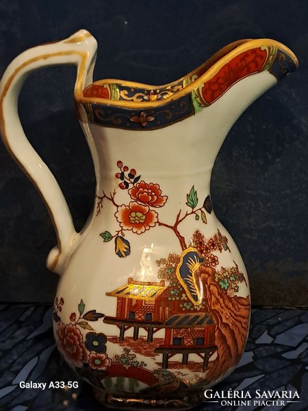 Ironstone china English faience stoneware oriental jug wash jug
