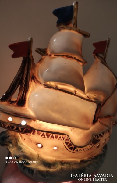 Marked porcelain sailing mood lamp bedside lamp perfume lamp aroma lamp