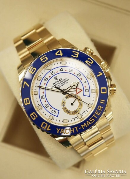 Gold watch rolex yacht master ii. New