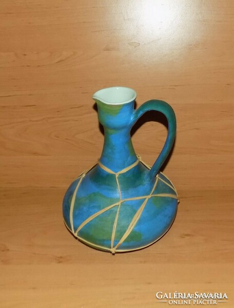 Marked craftsman ceramic jug vase 20 cm