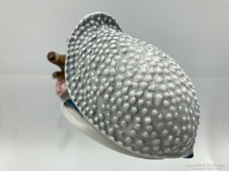 Flawless Zsolnay porcelain hedgehog