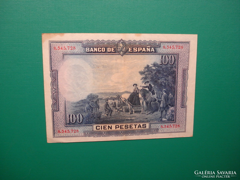 Spanyolország 100 pesetas 1928
