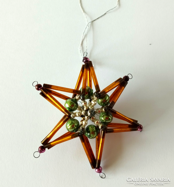 Old tapestry glass star