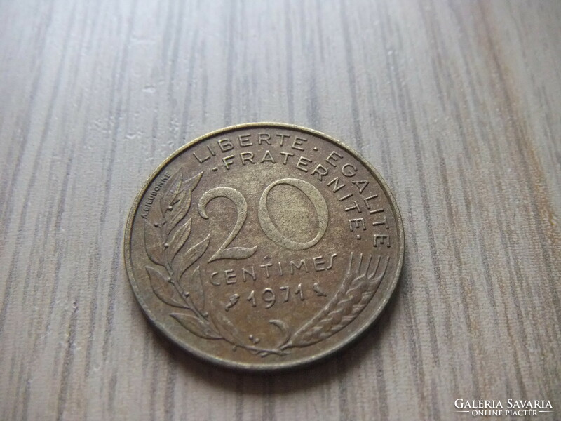 20 Centimes 1971  Franciaország